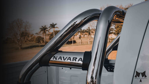 Nissan Navara D23 Facelift Stainless Steel Sports Bar Double Cab - Alpha Accessories (Pty) Ltd
