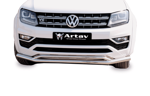 VW Amarok Stainless Steel Front Styling Bar - Alpha Accessories (Pty) Ltd