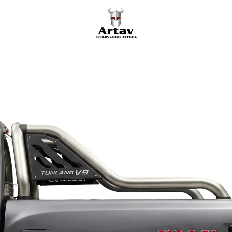 Artav | Foton Tunland V9 Stainless Sports Bar with Steel Plate