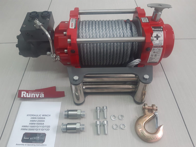 Runva | 15000LBS – Runva Winch Hydraulic