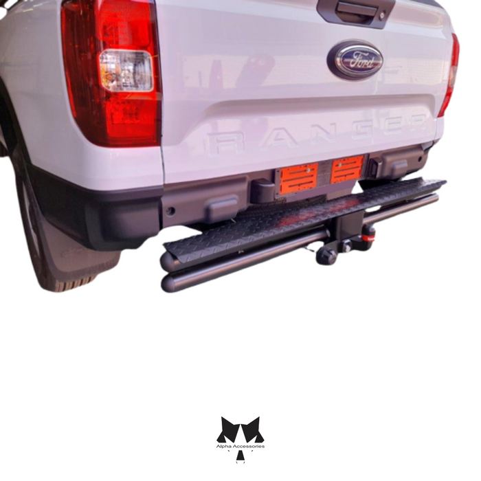 Ford Ranger Rear Tube Kit Bosal | Ford Ranger Next Gen Double Tube Step Towbar — Alpha ...