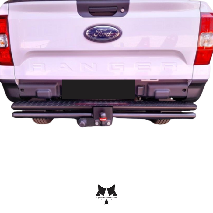 Ford Ranger Rear Tube Kit Bosal | Ford Ranger Next Gen Double Tube Step Towbar — Alpha ...