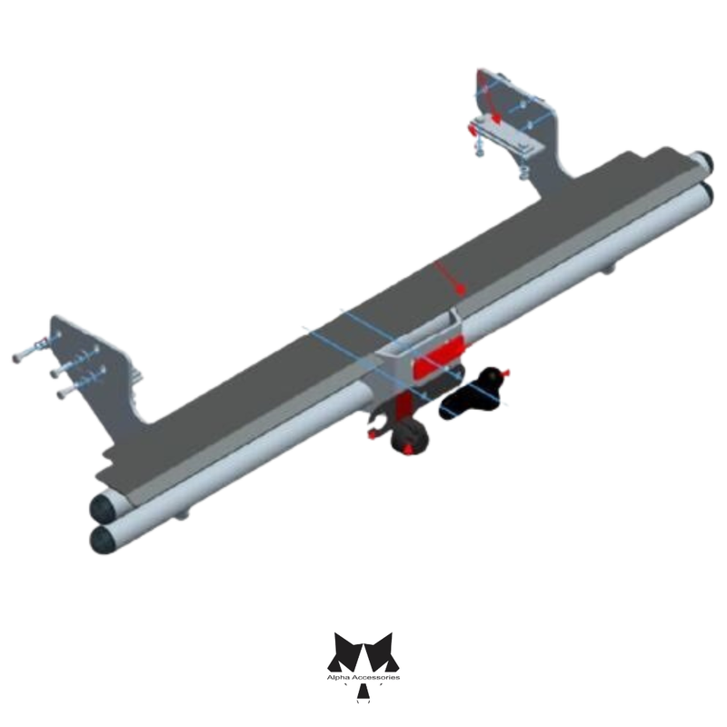 Bosal | Isuzu D-Max 250 2013-2022 Double Tube Step Towbar