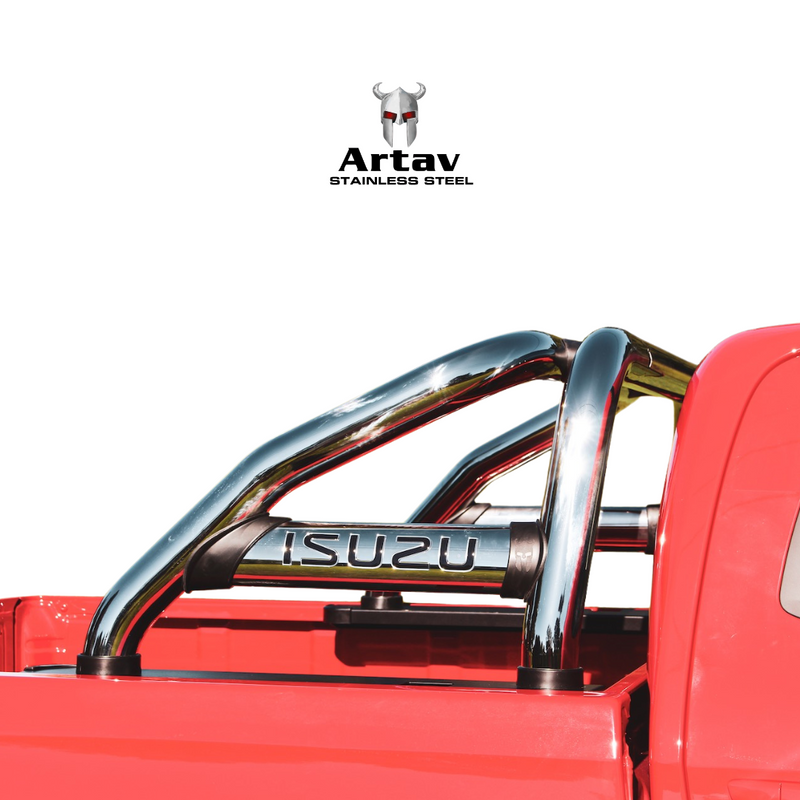 Artav | Isuzu DMAX Stainless Steel Sports Bar Double Cab and Extended Cab (Fits Gen 6 & Gen 7)