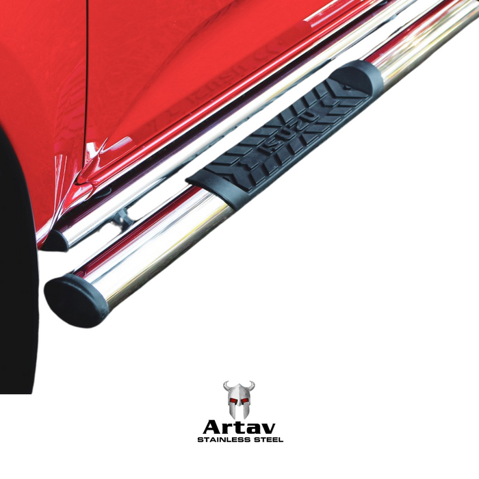 Artav | Isuzu DMAX Stainless Steel Single Cab Side Steps 2022+