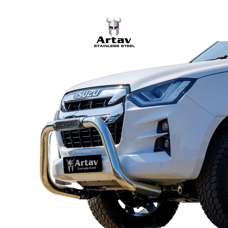 Artav | Isuzu DMAX Stainless Steel PDC Nudge Bar (Fits Gen 6 & Gen 7)