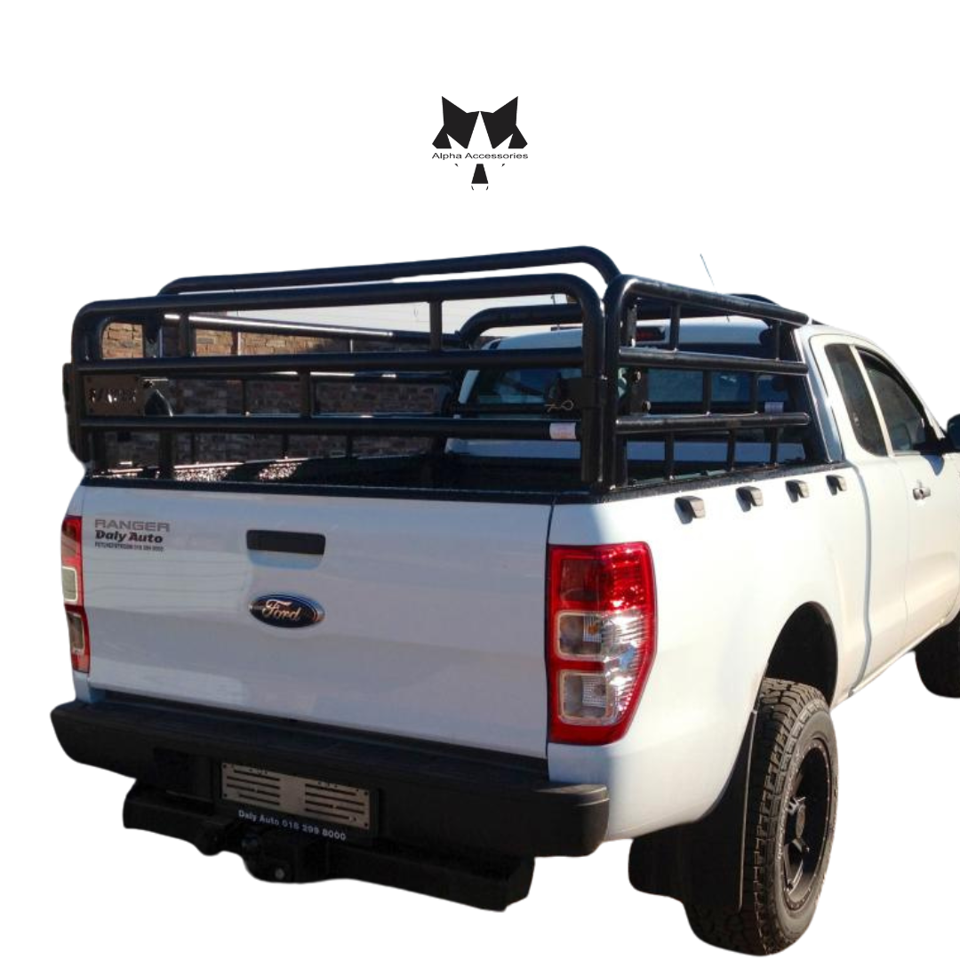 Ford Ranger Cattle Rails Bosal | Ford Ranger 2012-2022 D/C Cattle Rails — Alpha Accessories (Pty ...