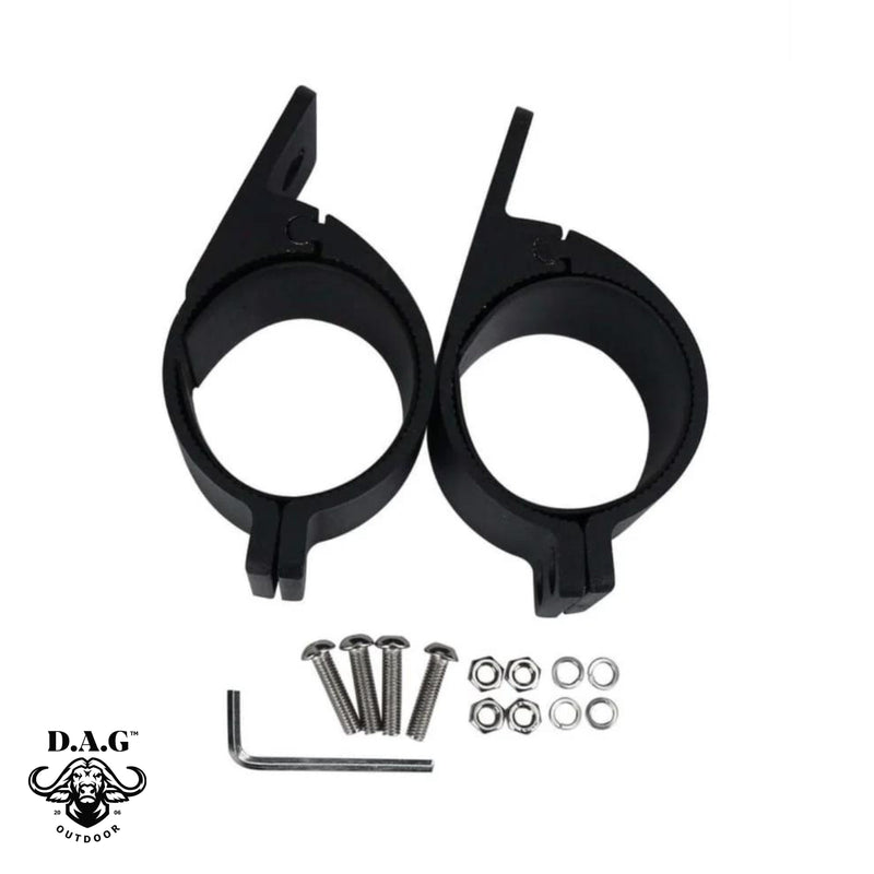 76mm Spotlight Clamps Set - Black