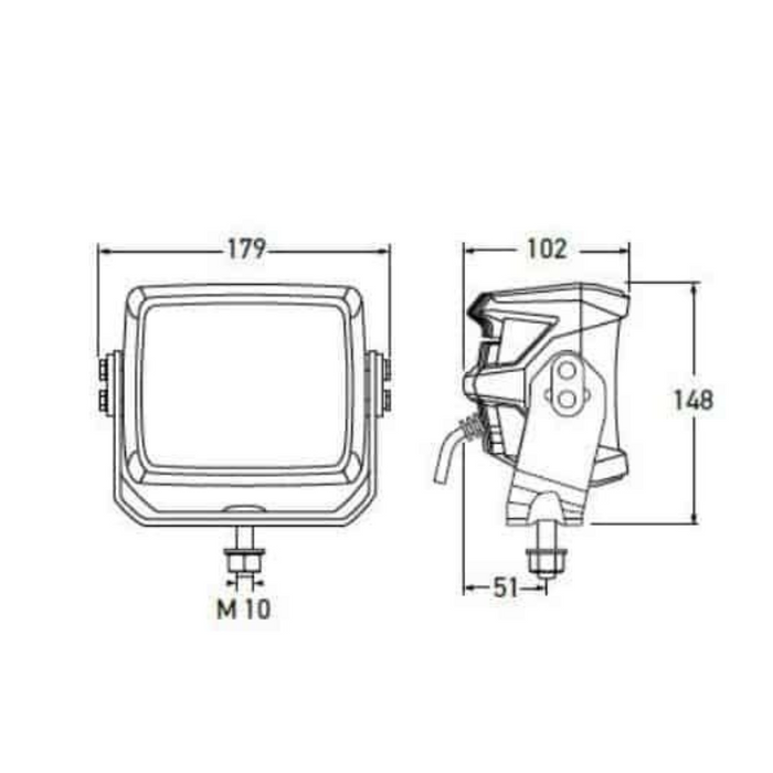 Hella RokLUME 380 N LED Driving Light