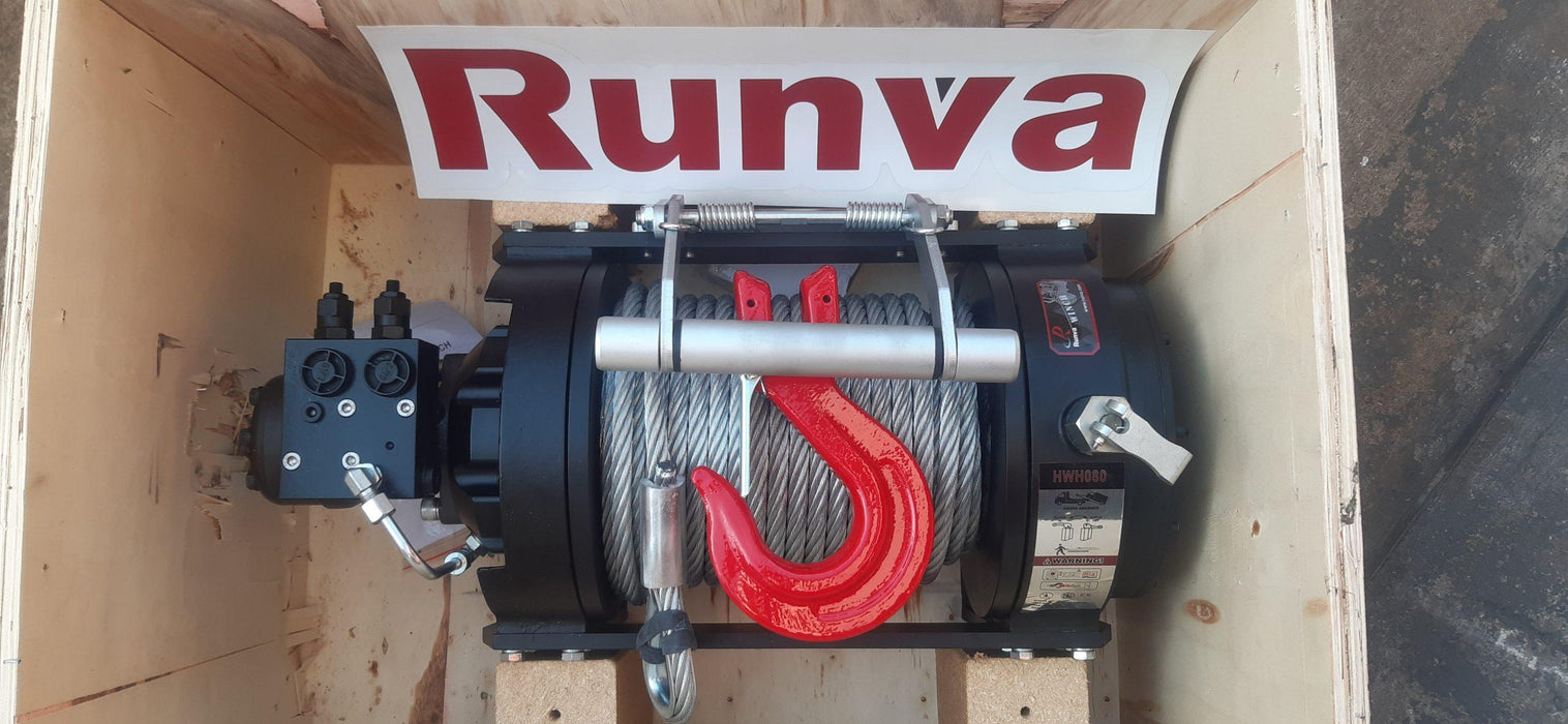 Runva | 18000LBS – RUNVA WINCH HYDRAULIC STEEL CABLE