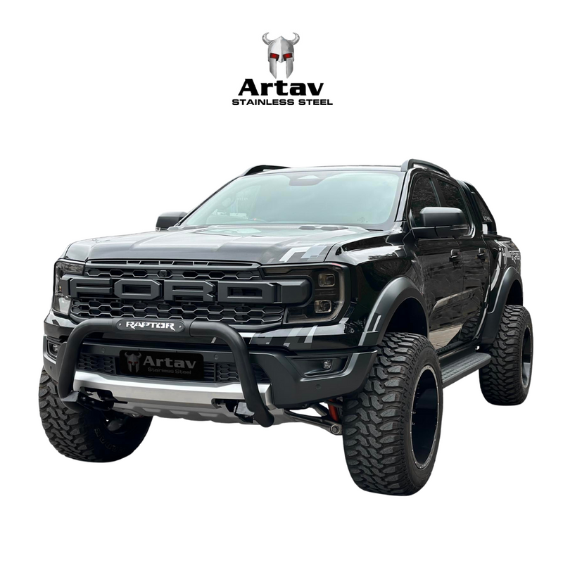 Ford Raptor Front Bar Artav | Ford Raptor Next Gen Nudge Bar With RAPTOR Branding — Alpha ...