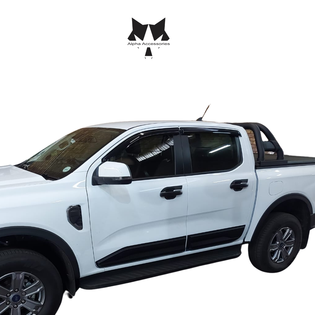 Ford Cladding Ford Ranger Next Gen | Double Cab Side Cladding — Alpha Accessories ...