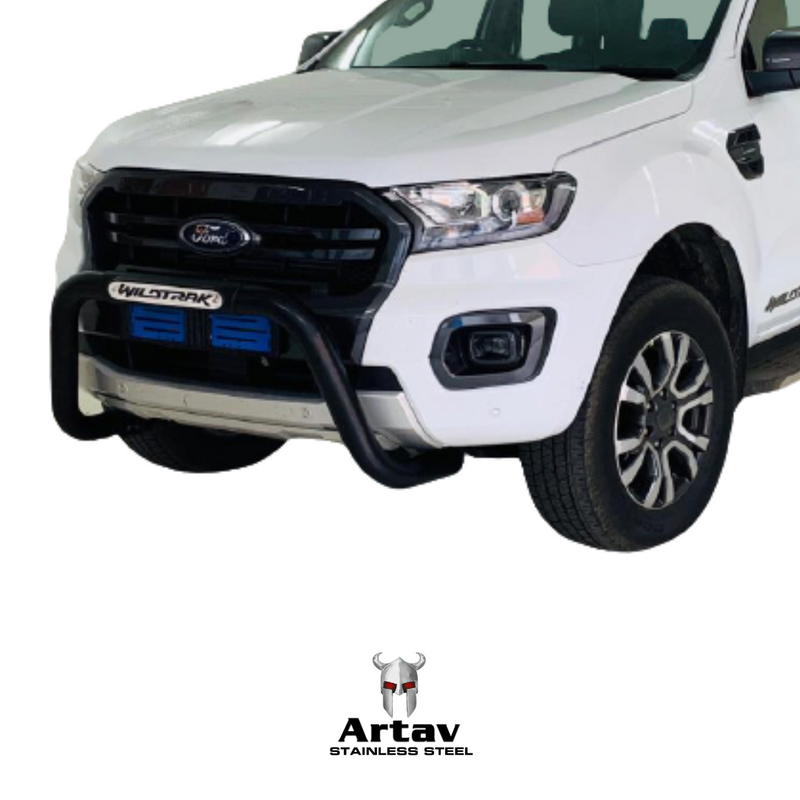 Artav | Ford Wildtrak PDC Black Stainless Steel Nudge Bar 2016-2022
