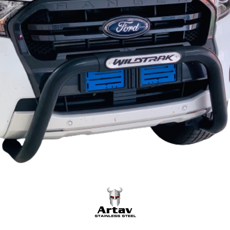 Artav | Ford Wildtrak PDC Black Stainless Steel Nudge Bar 2016-2022