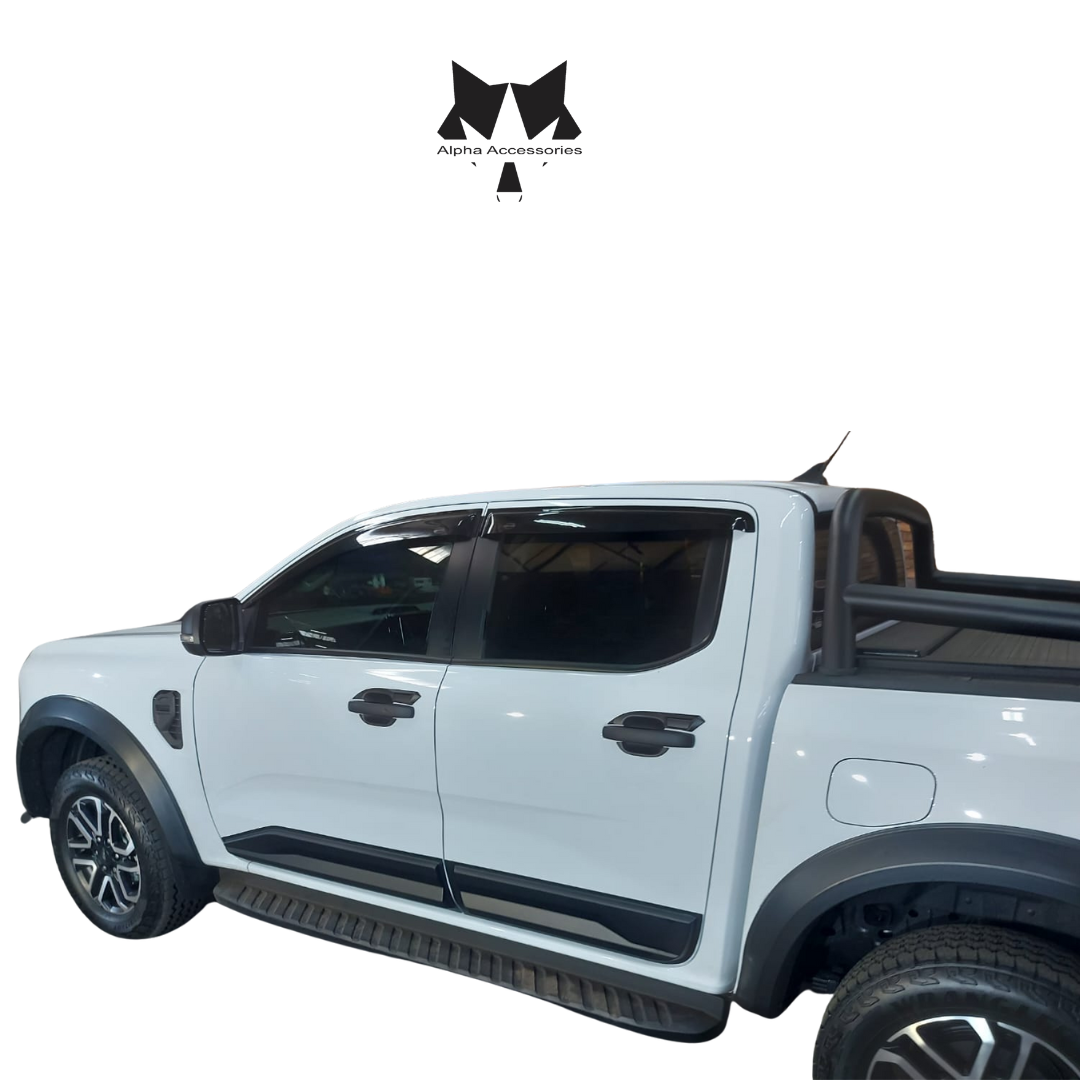 Ford Ranger Next Gen | Double Cab Side Cladding — Alpha Accessories ...
