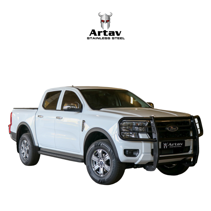 Artav | Ford Ranger Next Gen Bush Bar (w Wings) Black (Not PDC Friendly)