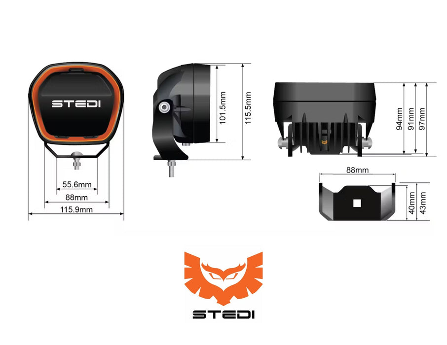 STEDI | Type-X™ Evo Mini 4 Inch [FLOOD]