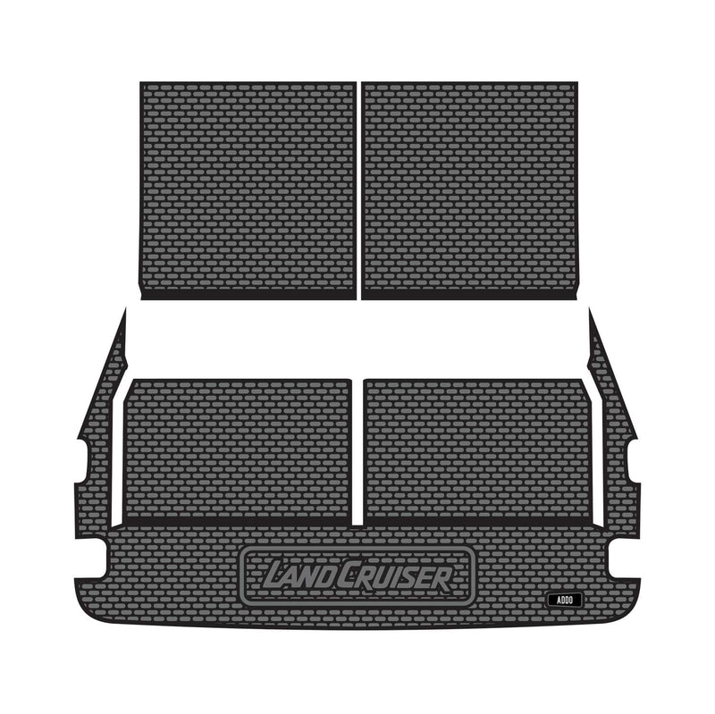 Addo | Toyota Land Cruiser 300 Series Split Boot Mat - Black