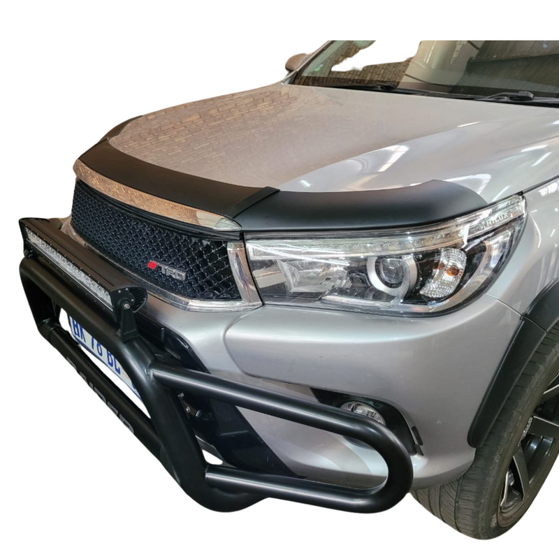 Toyota Hilux Matt Black Bonnet Guard 2016 - 2020 | Stick On