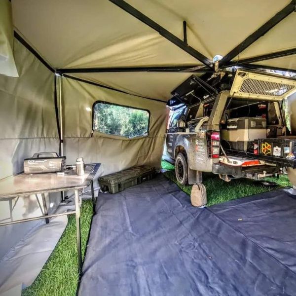 Quick Pitch 270 Weather Shade Side Wall Kit - Drop Down Only 2M
