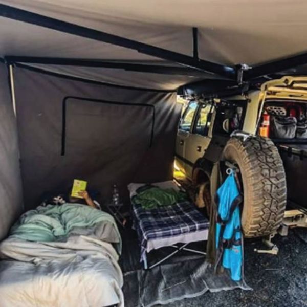 Quick Pitch 270 Weather Shade Side Wall Kit - Drop Downs Only 2.4M