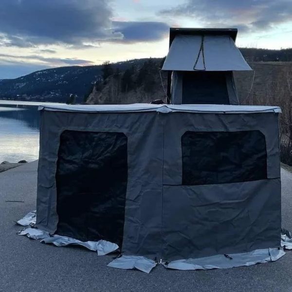 Quick Pitch 270 Weather Shade Side Wall Kit - Drop Down Only 2M