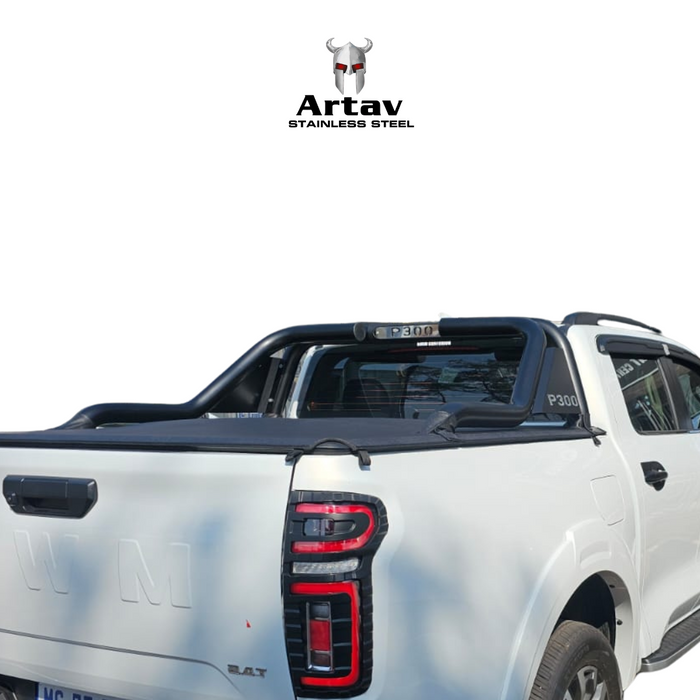 Artav | GWM P300 Sweep Back Sports Bar Double Cab Stainless