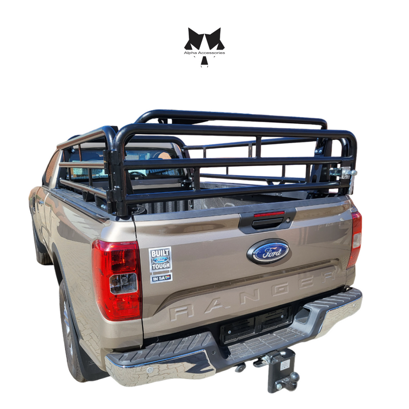 Ford Ranger Box Rails Bosal | Next Gen Ford Ranger 2023+ S/C Cattle Rails — Alpha Accessories ...