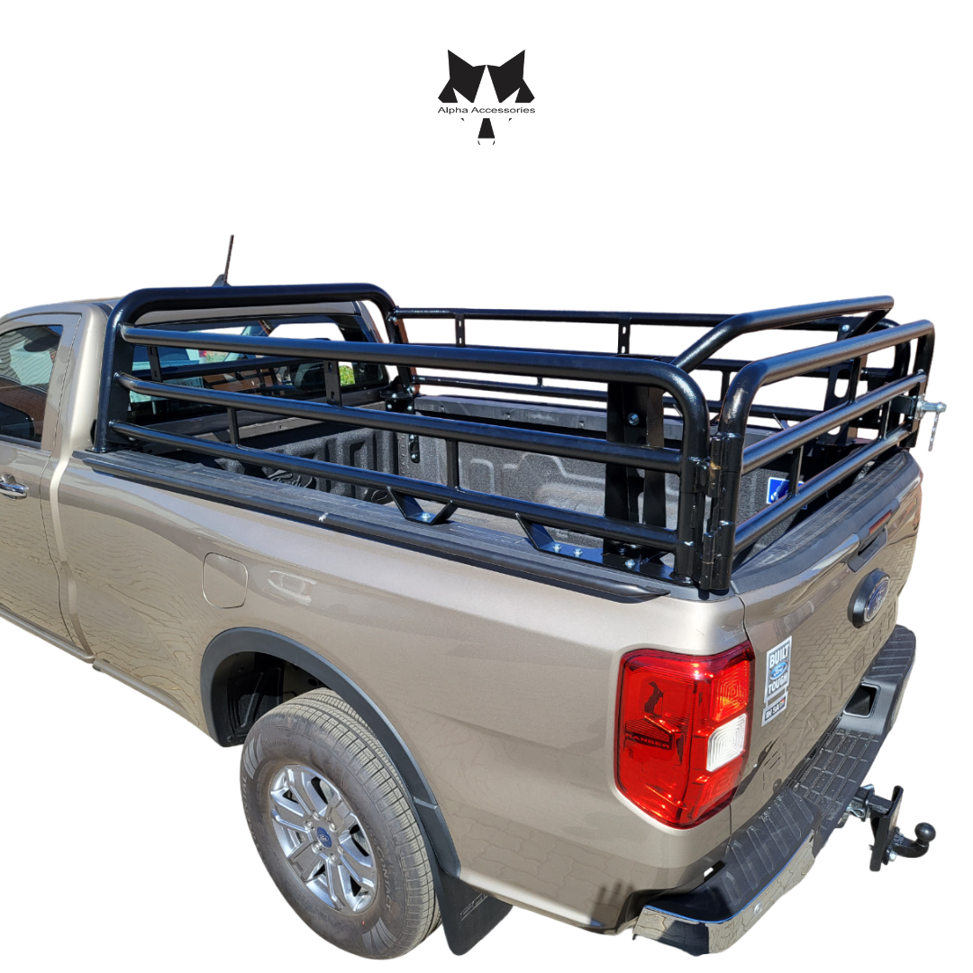Ford Ranger Cattle Rails Bosal | Next Gen Ford Ranger 2023+ S/C Cattle Rails — Alpha Accessories ...