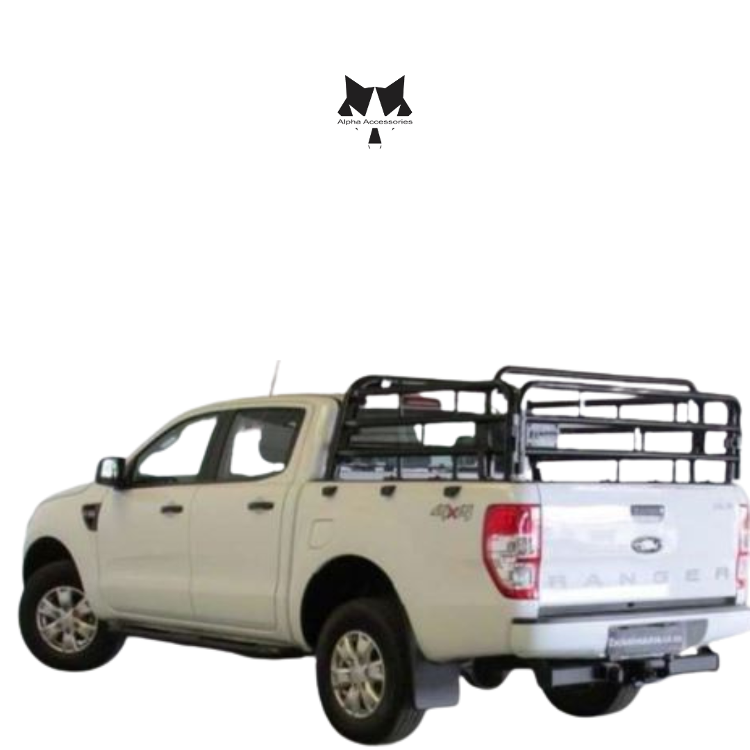 Ford Ranger Cattle Rails Bosal | Ford Ranger 2012-2022 D/C Cattle Rails — Alpha Accessories (Pty ...