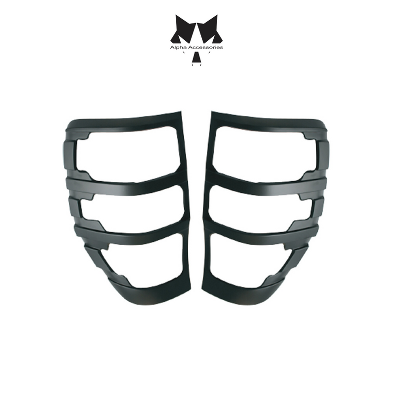 Ford Ranger | Tail Light Trims - Plain Black 2012 - 2021