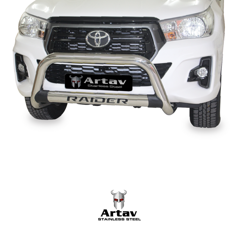Artav | Toyota Hilux Stainless Steel Nudge Bar (PDC Friendly) 2016+
