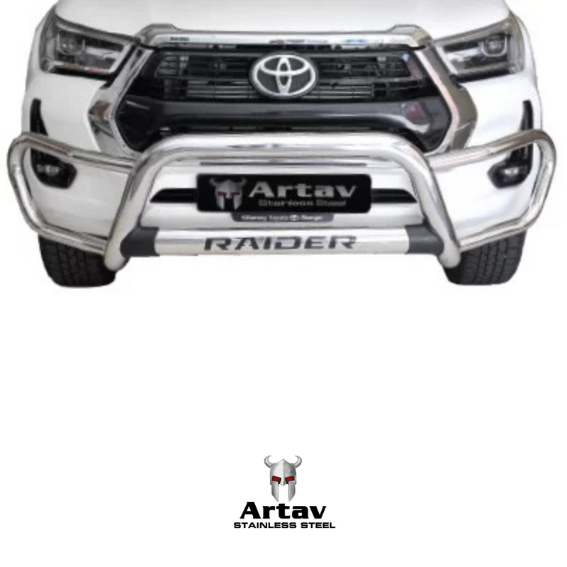 Artav | Toyota Hilux GD6 Facelift Stainless Steel Tri Bumper (Does Not Work with PDC Sensors)