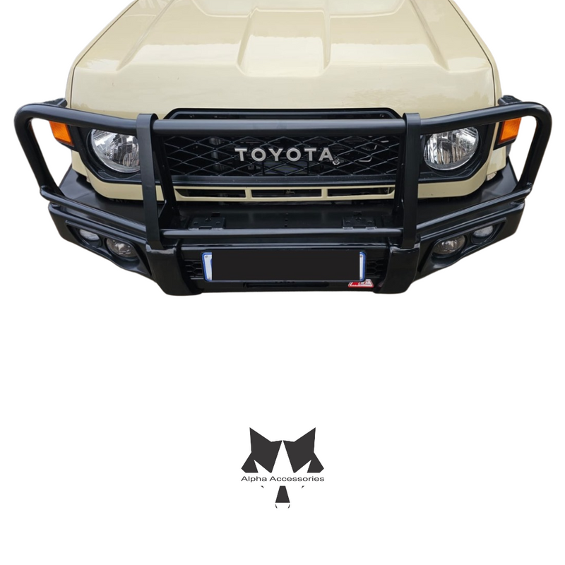 Runva | Toyota Landcruiser 70/79 Series (MY24) Pick Up or Station Wagon 2024+ Post Type Front Bumper Replacement Bullbar