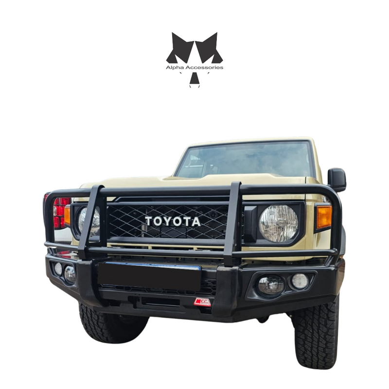 Runva | Toyota Landcruiser 70/79 Series (MY24) Pick Up or Station Wagon 2024+ Post Type Front Bumper Replacement Bullbar