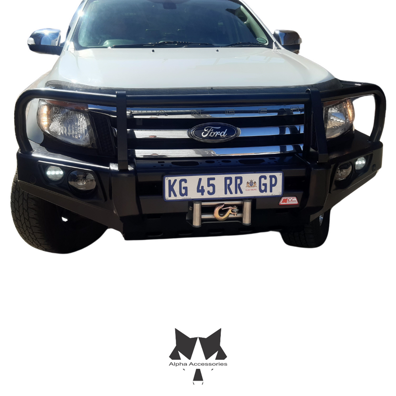 Runva | Ford Ranger T6 2012–2015 Post Type Front Bumper Replacement Bullbar