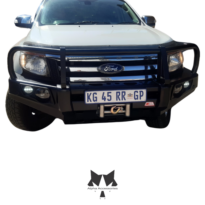 RANGER T6 2012–2015: Post Type Front Bumper Replacement Bullbar