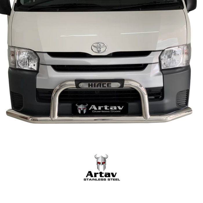 Artav | Toyota Quantum Stainless Steel Hi Ace Front Styling Bar with Branded Injection Mould 2008+