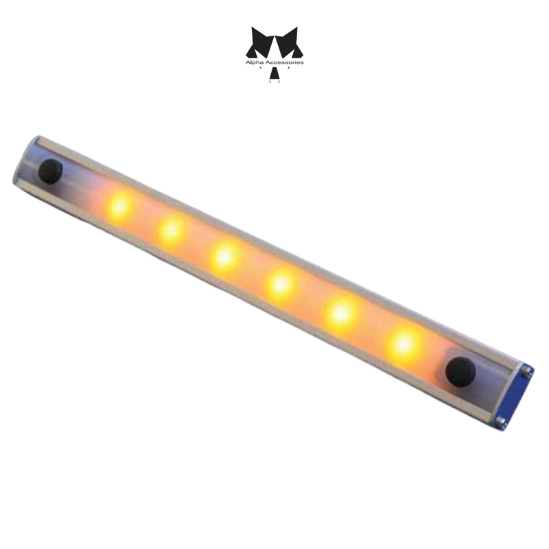 Lumeno | Aluminium Dual Range 12V Magnetic LED Light - WHITE/RED