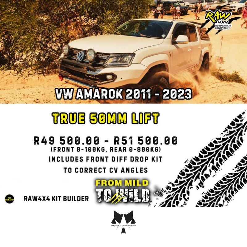 Raw4x4 | VW Amarok 2011 - 2023 Lift Suspension Upgrade