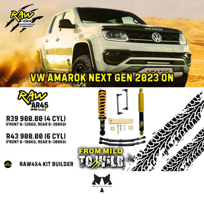 Raw4x4 | VW Amarok Next Gen 2023+ Suspension Upgrade