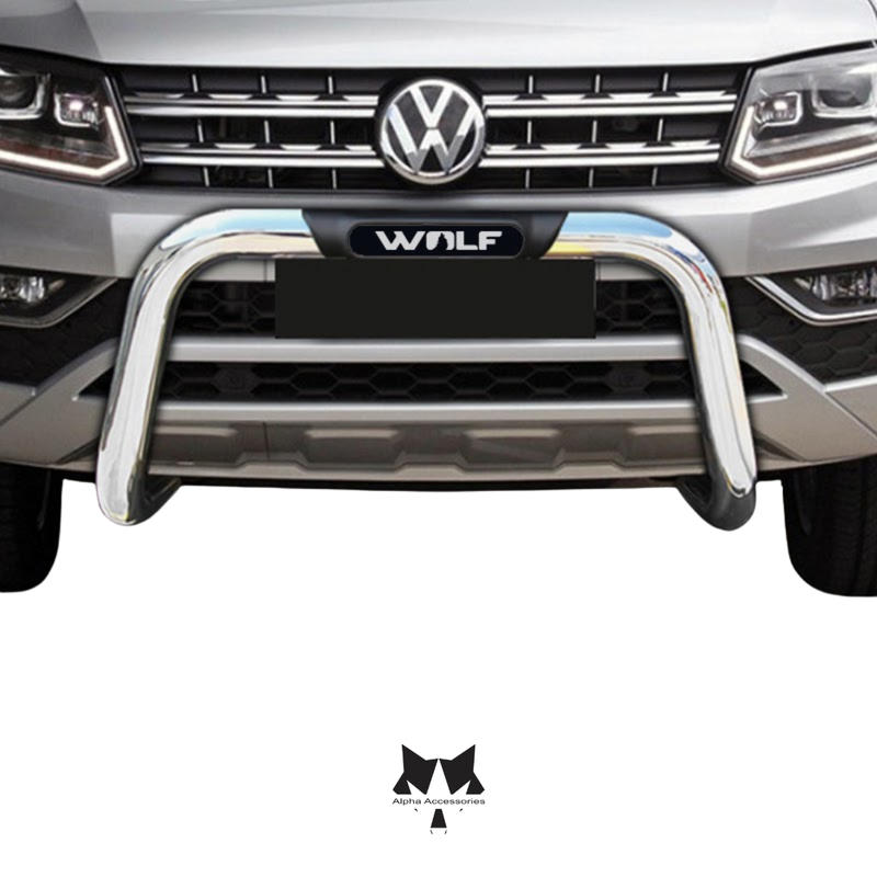 Maxe | VW Amarok 2016 - 2023 Polished Stainless Steel Nudge Bar (PDC Compliant)