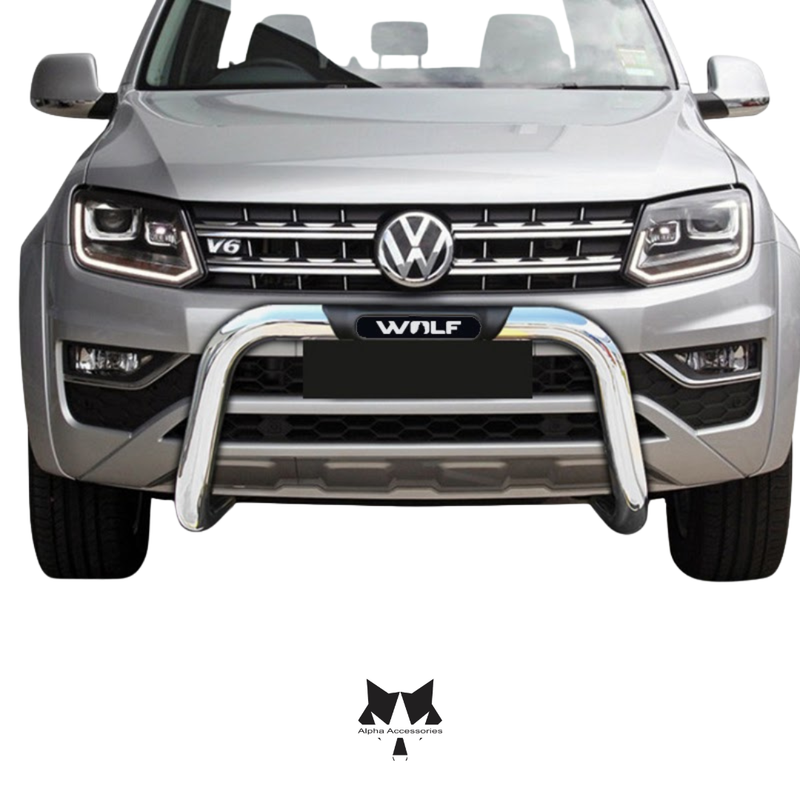 Maxe | VW Amarok 2011 - 2016 Polished Stainless Steel Nudge Bar (PDC Compliant)