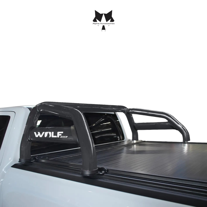 Maxe | Volkswagen Amarok Next Gen 2023 D/C Stainless Steel Roller Cover Compatible Sports Bar
