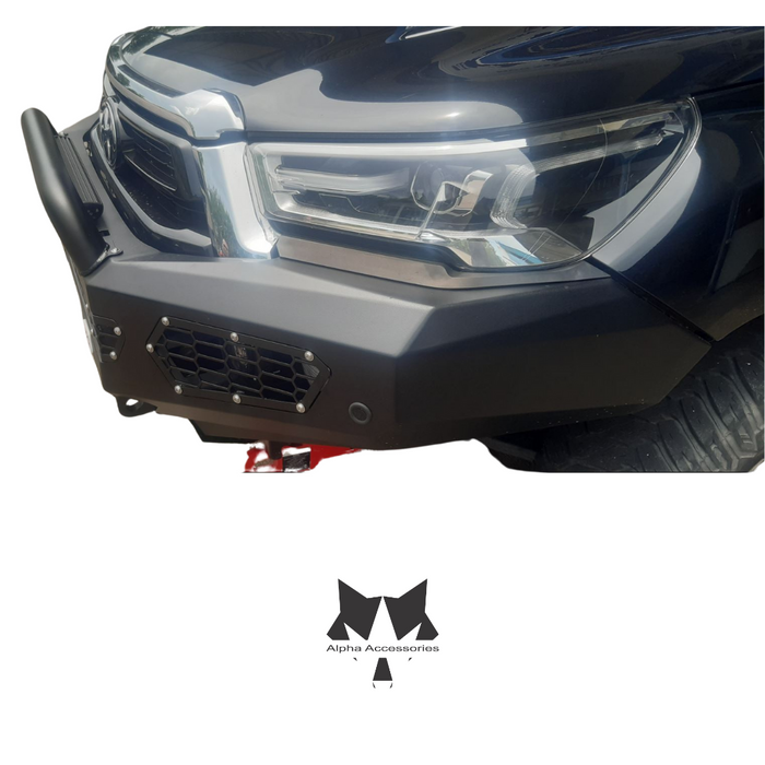 HILUX LEGEND / RAIDER GD6 2020 to Current: Africa Bar Mild Steel Front Low Loop Bumper Replacement Bullbar