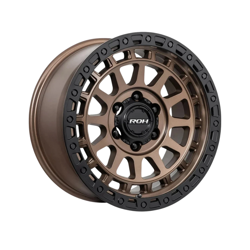 ROH Assault Matt Black Bronze 17X9 0 6/139.7
