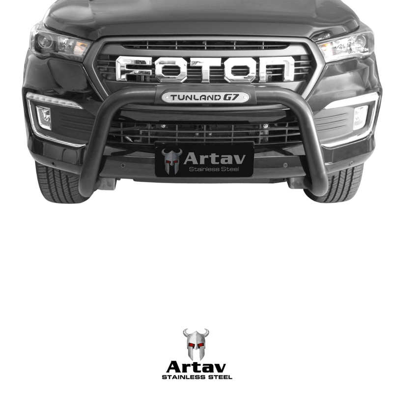 Artav | Foton Tunland G7 Nudge Bar Black (PDC Approved) - Fits DC & SC Models