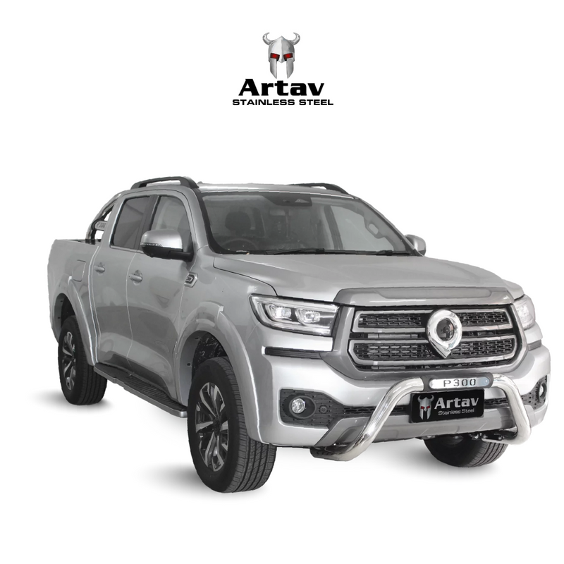 Artav | GWM P300 Nudge Bar Stainless (PDC Friendly)