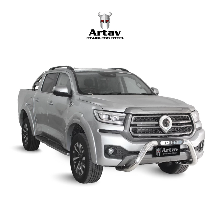 Artav | GWM P300 Nudge Bar Stainless (PDC Friendly)