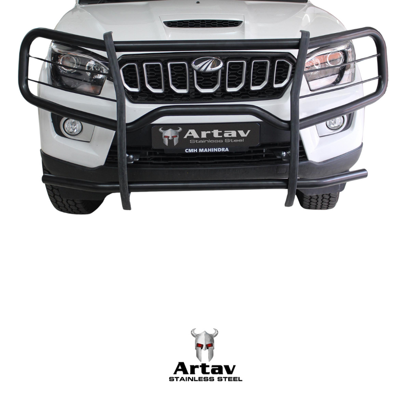 Artav | Mahindra Pik Up Headlight Wrap Around (Bush Bar)